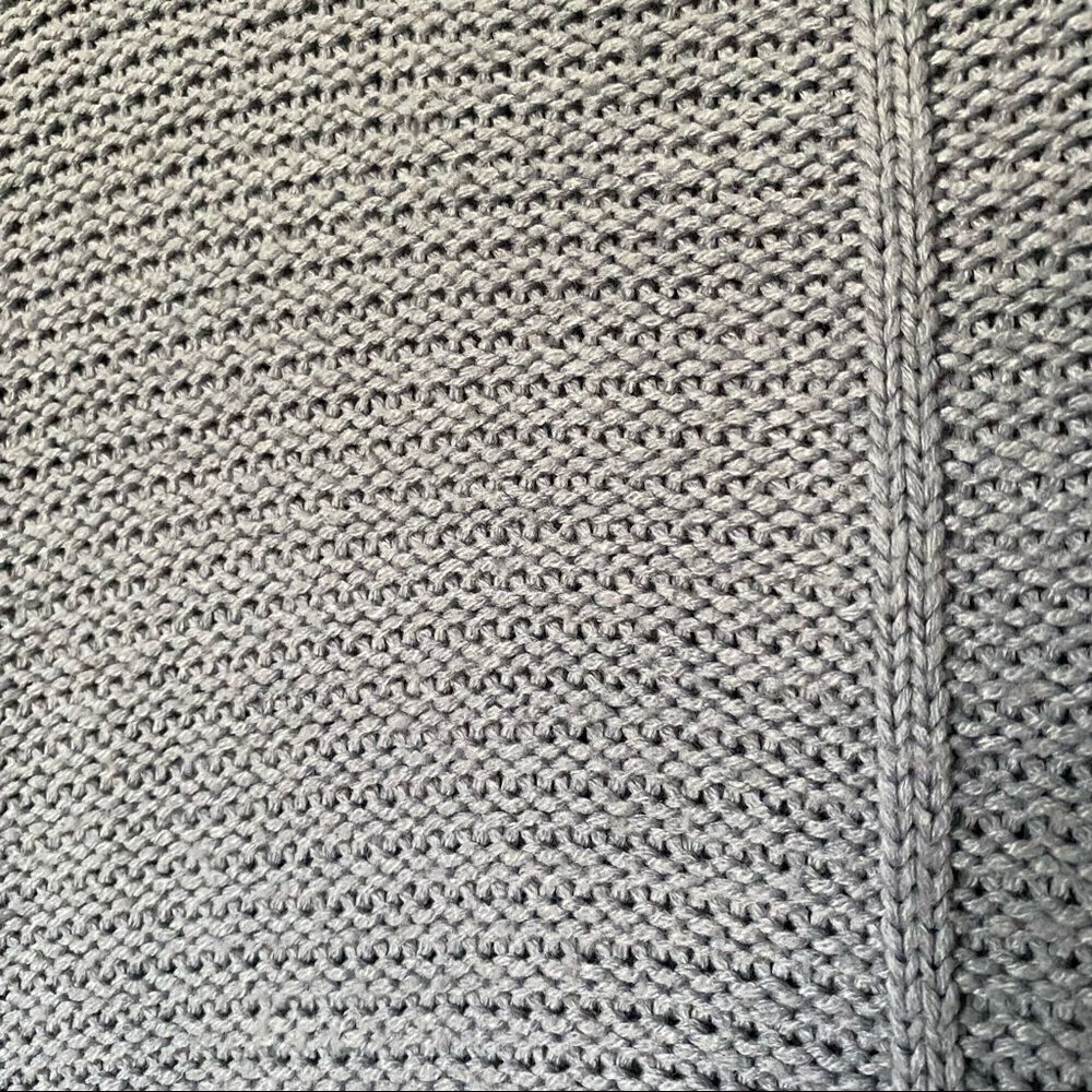 Blue Hi-Lo Knit Sweater - Picture 5 of 5